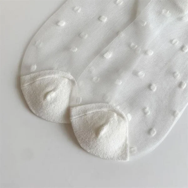 Mika Polka Dot Crew Socks