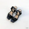 Haven Strap Block Heels Sandals in Black