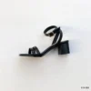 Haven Strap Block Heels Sandals in Black