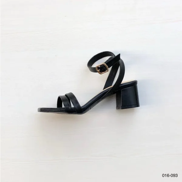 Haven Strap Block Heels Sandals in Black