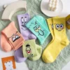SpongeBob Emoji Crew Socks Set of 5