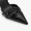 Livia Buckle Slingback Heels