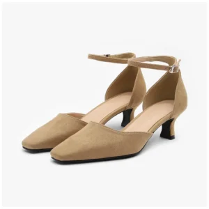 Elodie Round-Toe Pumps