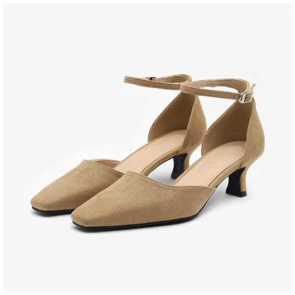 Elodie Round-Toe Pumps