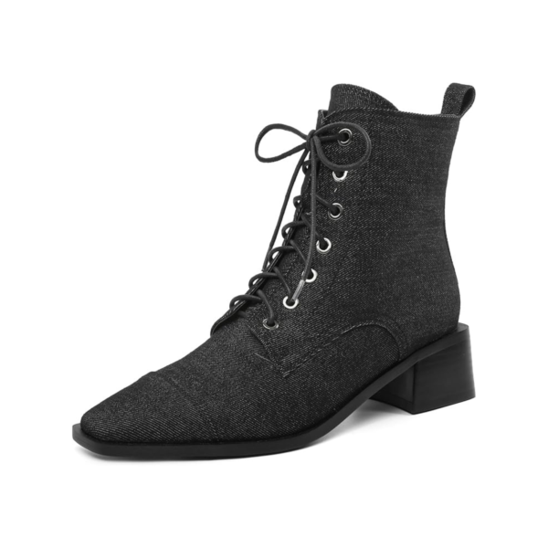 5-3.png Women’s Sexy Black Denim Ankle Boots
