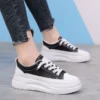 Canvas Chunky Sole Sneakers
