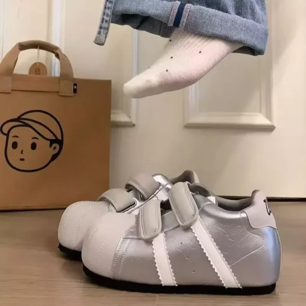 Cute Big Head Velcro Sneakers