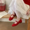 Nina Knit Mary Jane Flats